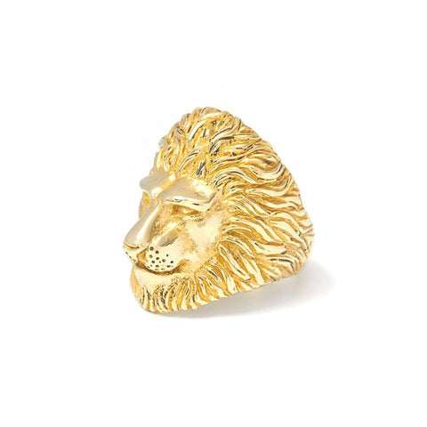 Vintage Silver Lion Ring Heavy Gauge 925 高評価 e-performfootball.com