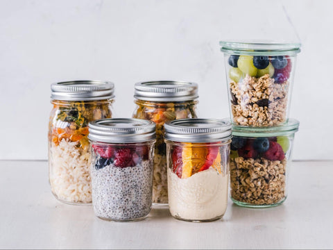  Food prep in jars