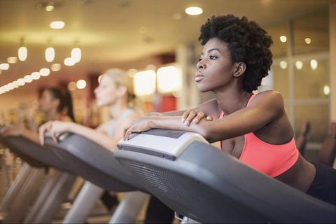  Girl on treadmill 