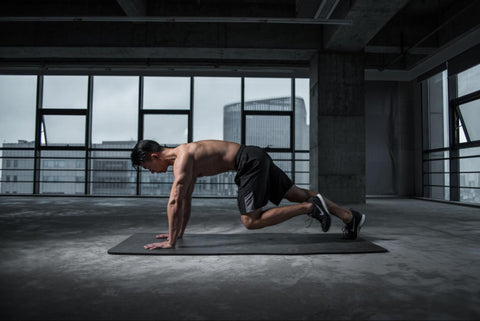 Man doing push-ups