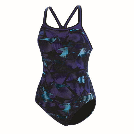 Dolfin Women's Reliance Team Solid DBX Back Swimsuit Black, 32