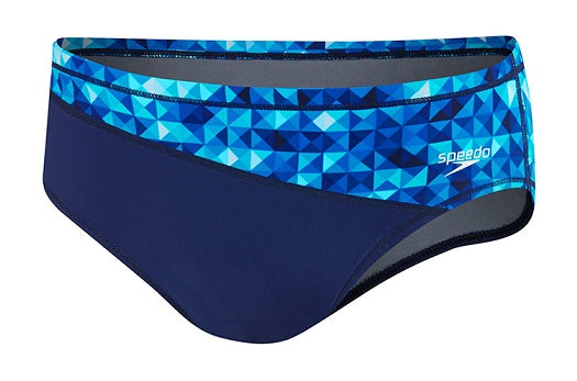 Speedo Powerflex Natural Wonder Swim Brief Speedo Blue 7052202-400 - Free  Shipping at LASC