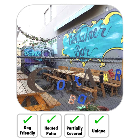 Container Bar Calgary Pet Dog Friendly Patio Restaurant