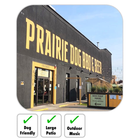 Prairie Dog BBQ and Beer Calgary Dog Friendly Patio Restaurant