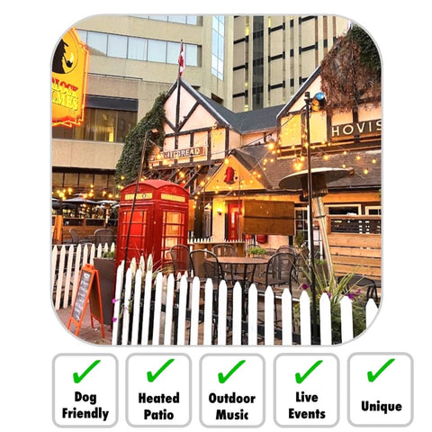 Sherlock Homes Pub Pet Dog Friendly Patio Restaurant Edmonton