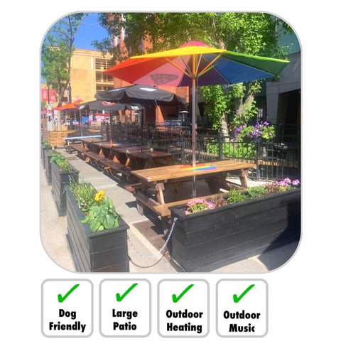 Ship and Anchor Calgary pet Friendly Patio For Dogs