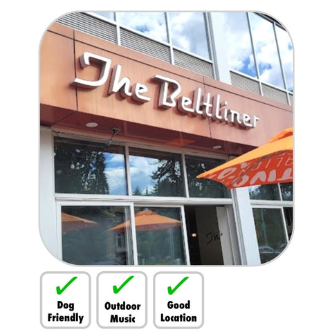 The Beltliner Calgary Pet Dog Friendly Patio Restaurant