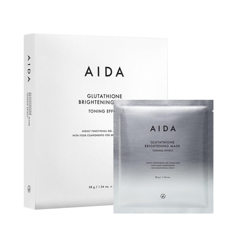 AIDA Glutathione Brightening Mask-Toning Effect Sheet 38g * 4ea - KBEAUTY X