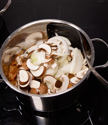 Veggies in a pot