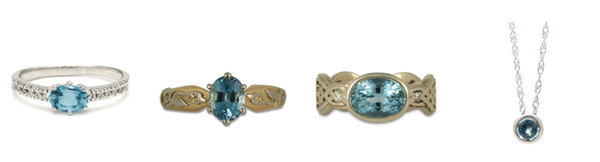 aquamarine jewelry at celticjewelry.com