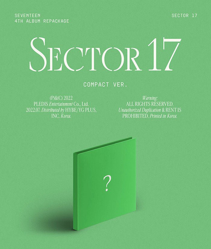 SEVENTEEN SECTOR 17' COMPACT 未開封 1枚 洋書 | alirsyadsatya.sch.id