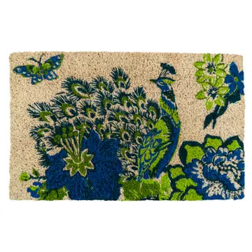 Peacock Door mat