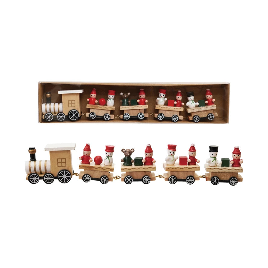 Wooden Train, Christmas