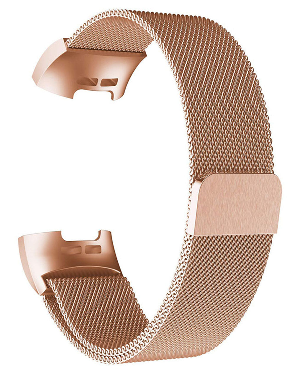 Gretmol Rose Gold Milanese Fitbit Charge 3 Replacement Strap - Small