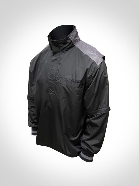 Referee Store | Baseball Umpire Full-Zip Major League Style Jacket Black & White Medium
