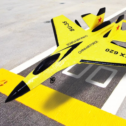 Avião Super Jato de Controle Remoto 2.4G - Bateria Recarregável – kiwee