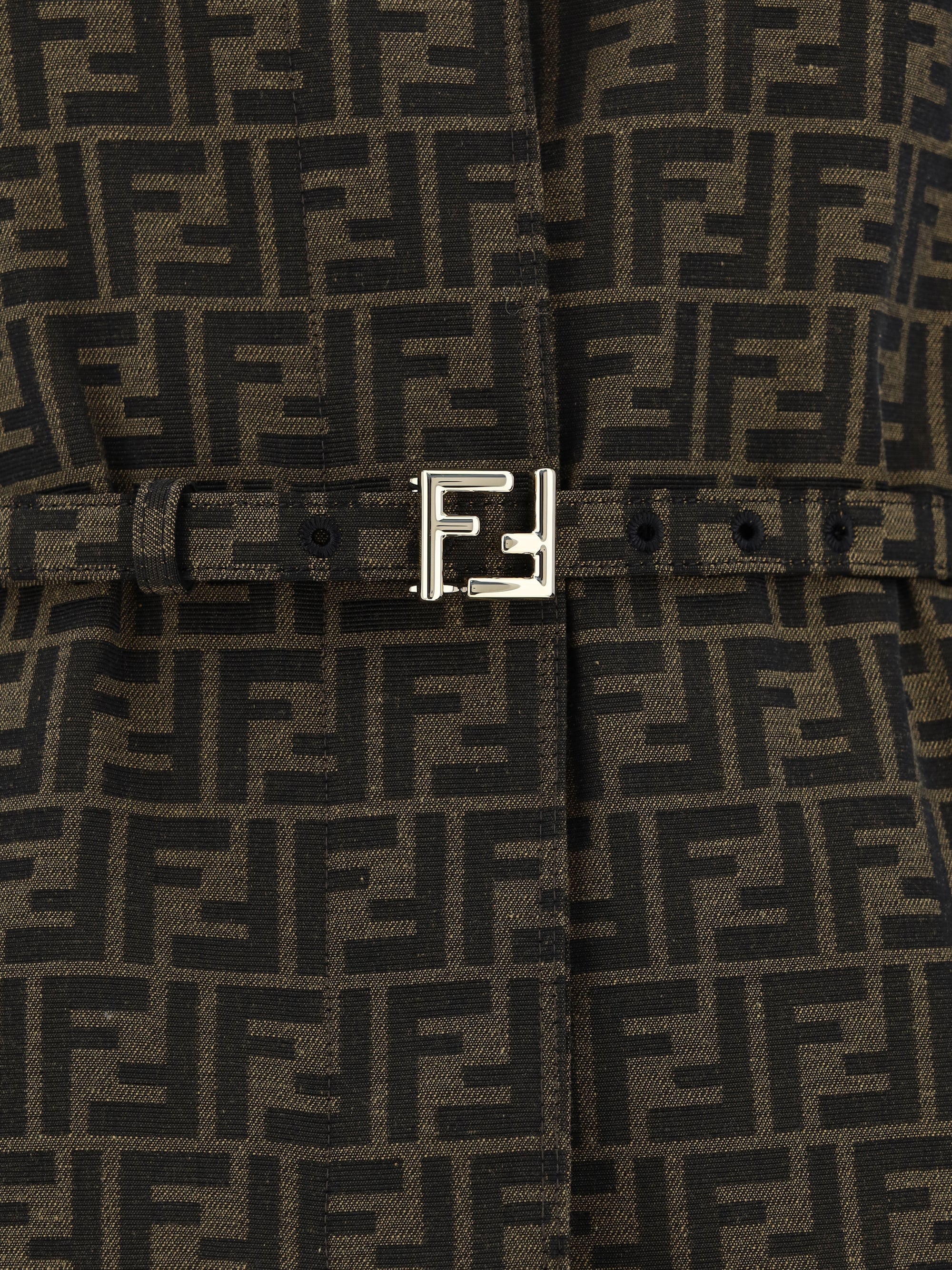 Fendi Coats, Outerwear Brown Cashmere Fur ref.228487 - Joli Closet