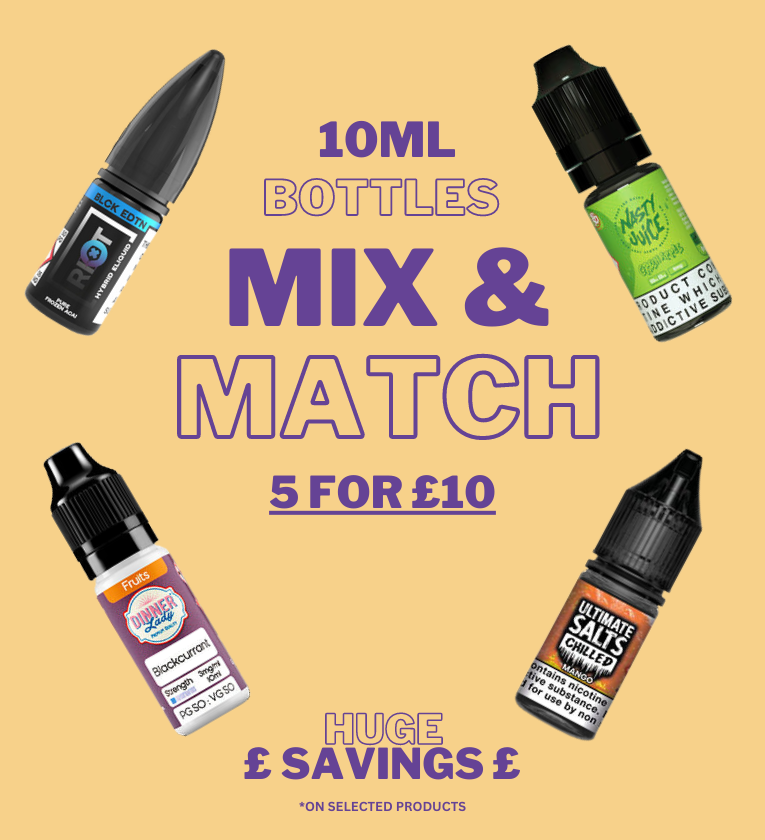 Mix & Match E-liquid | Deals On Multiple E-liquids – Vapes