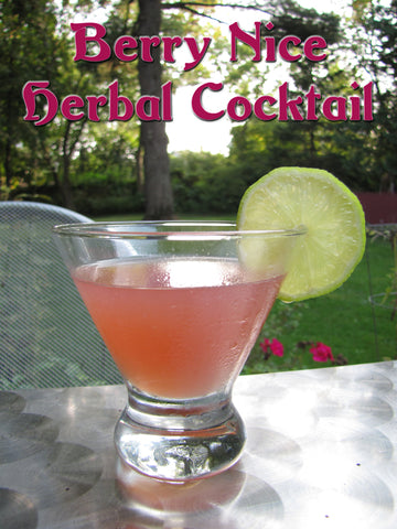 Berry Nice Herbal Cocktail