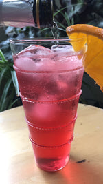 Dragonfruit Fusion Iced Tea with Prosecco