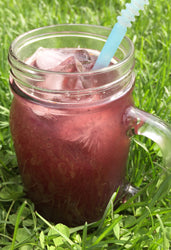 Moroccan Mint Iced Tea with Berries