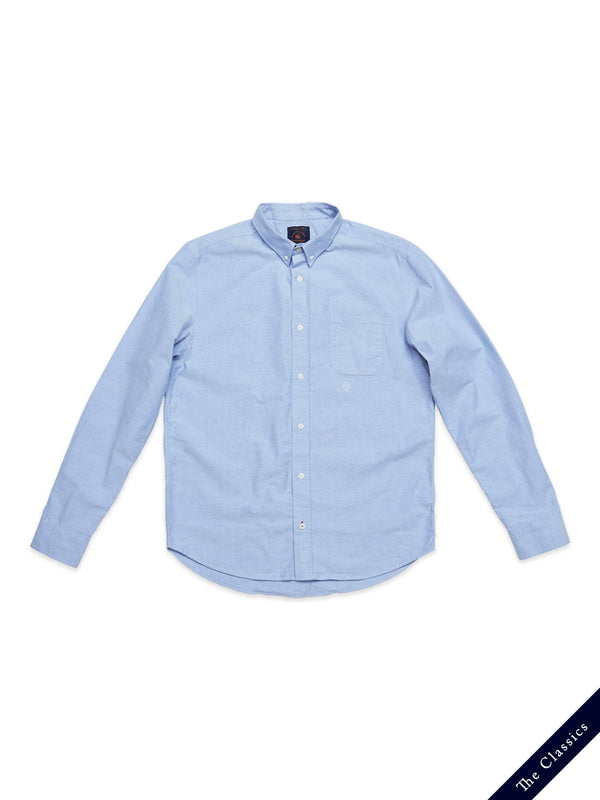 Sandro Oxford Shirt - Blue Stripe – Blue de Gênes