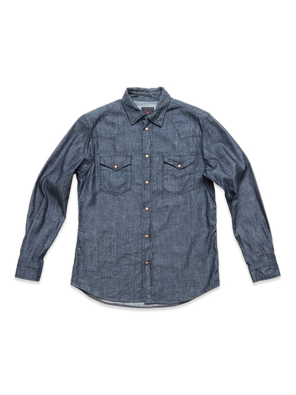 Pietro Halong Mid Blue - de Gênes Shirt – Blue Denim