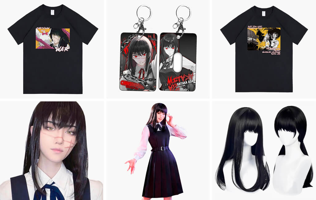 Mitaka Asa Merch Compilation Chainsaw Man