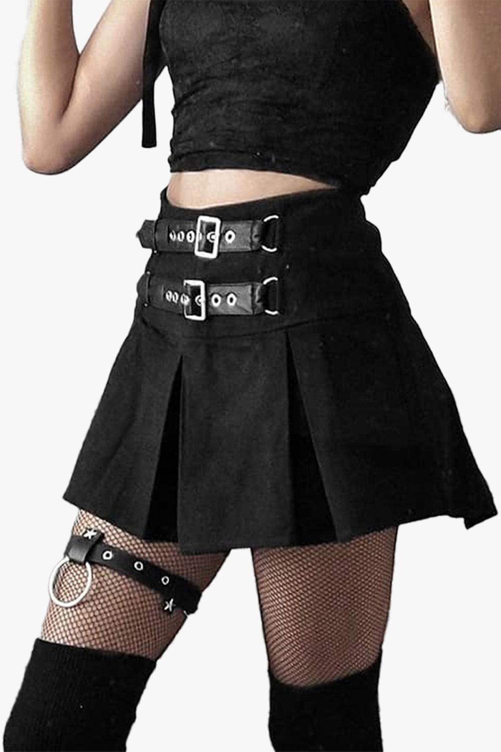 skirt skirt belt - black