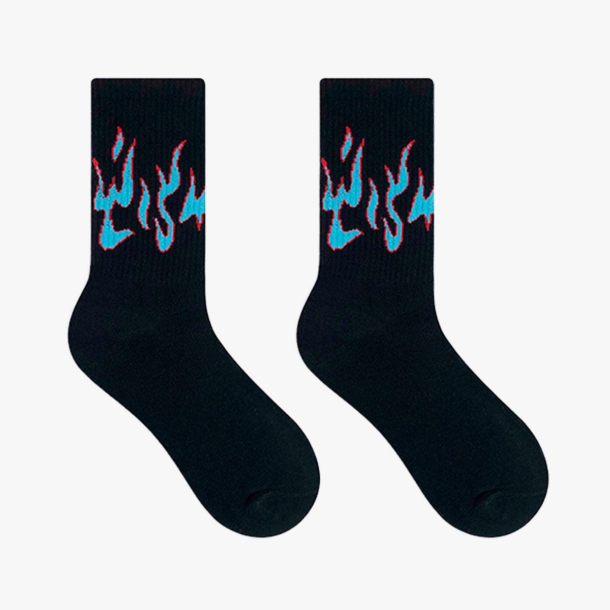 Flame Aesthetic Ankle High Socks - Aesthetic Clothes Shop