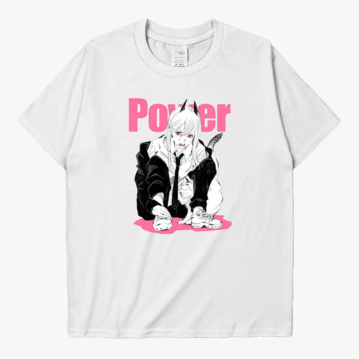 Power and Meowy Chainsaw Man Manga T-Shirt - Aesthetic Shop