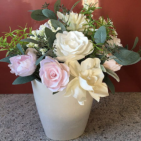 Atelier-Blooms-IN0079-Spring-Collection-roses-peonies-paper-flower-stone-fusion-vase-custom-Square1