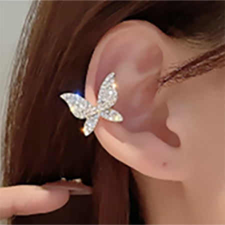 Gorgeous butterfly cuff earring that don't required pierced ears