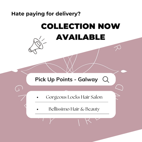 Click and collect poster image detailing both collection points