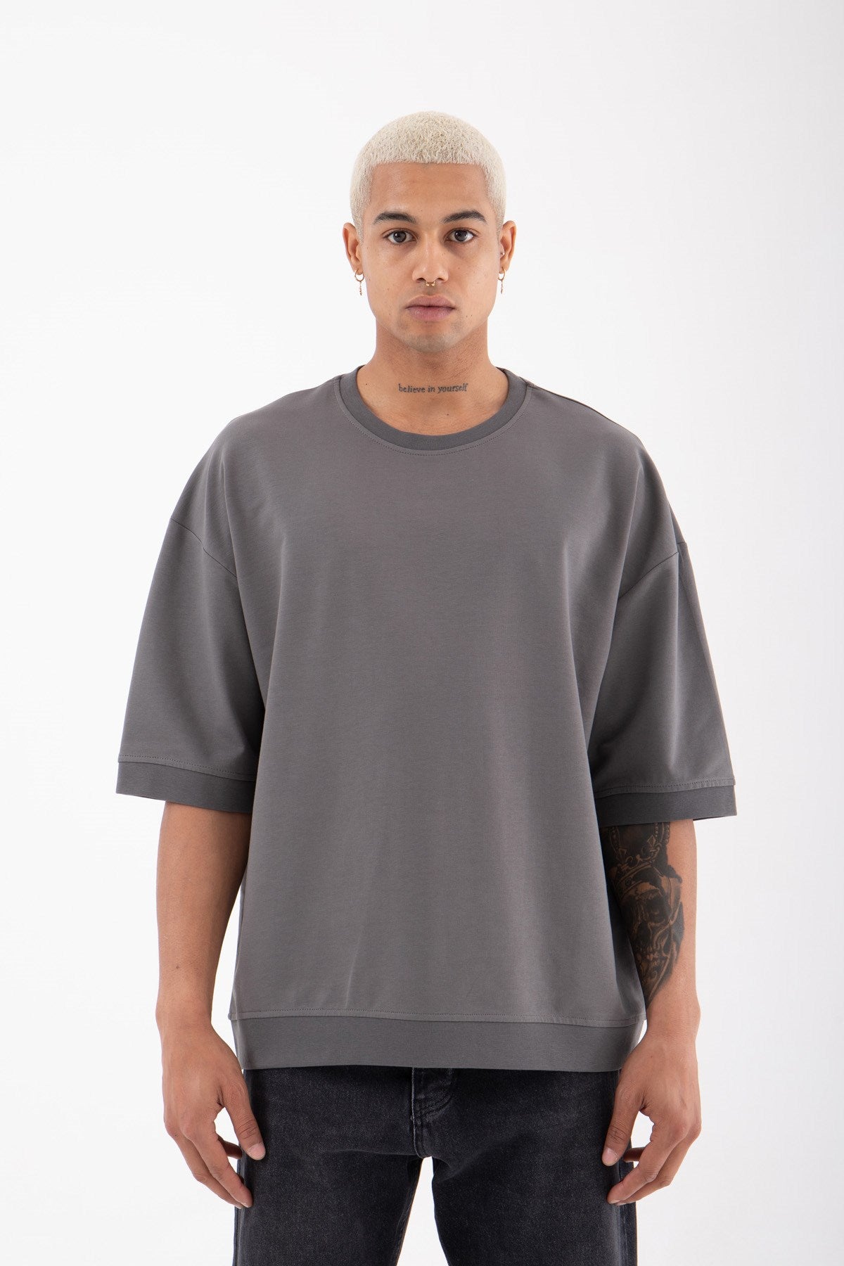 RAMIE COTTON DEEP RIB T SHIRT 2021SS新品-