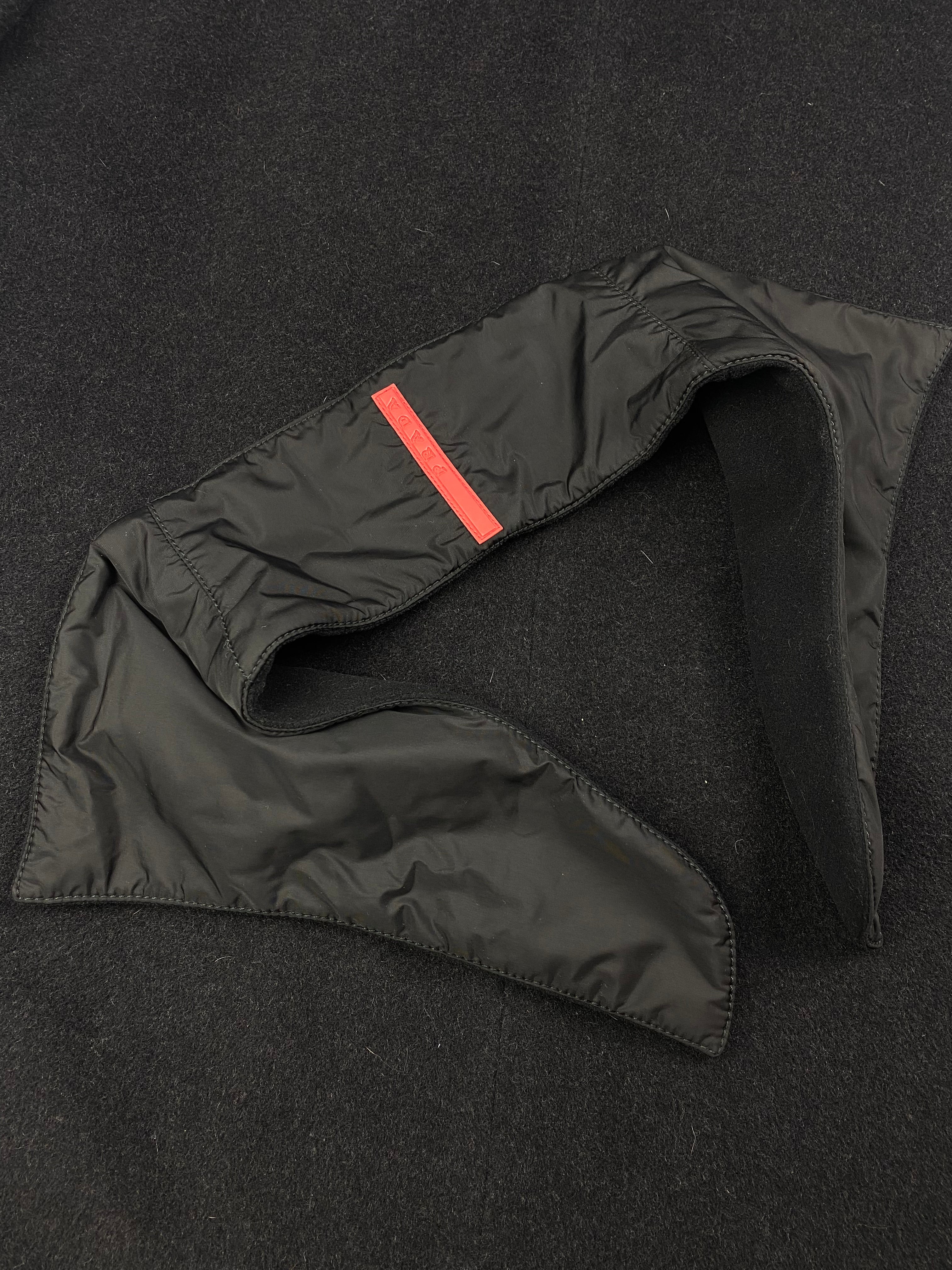 image of PRADA LINEA ROSSA F/W 1999 NYLON NECK GAITER.