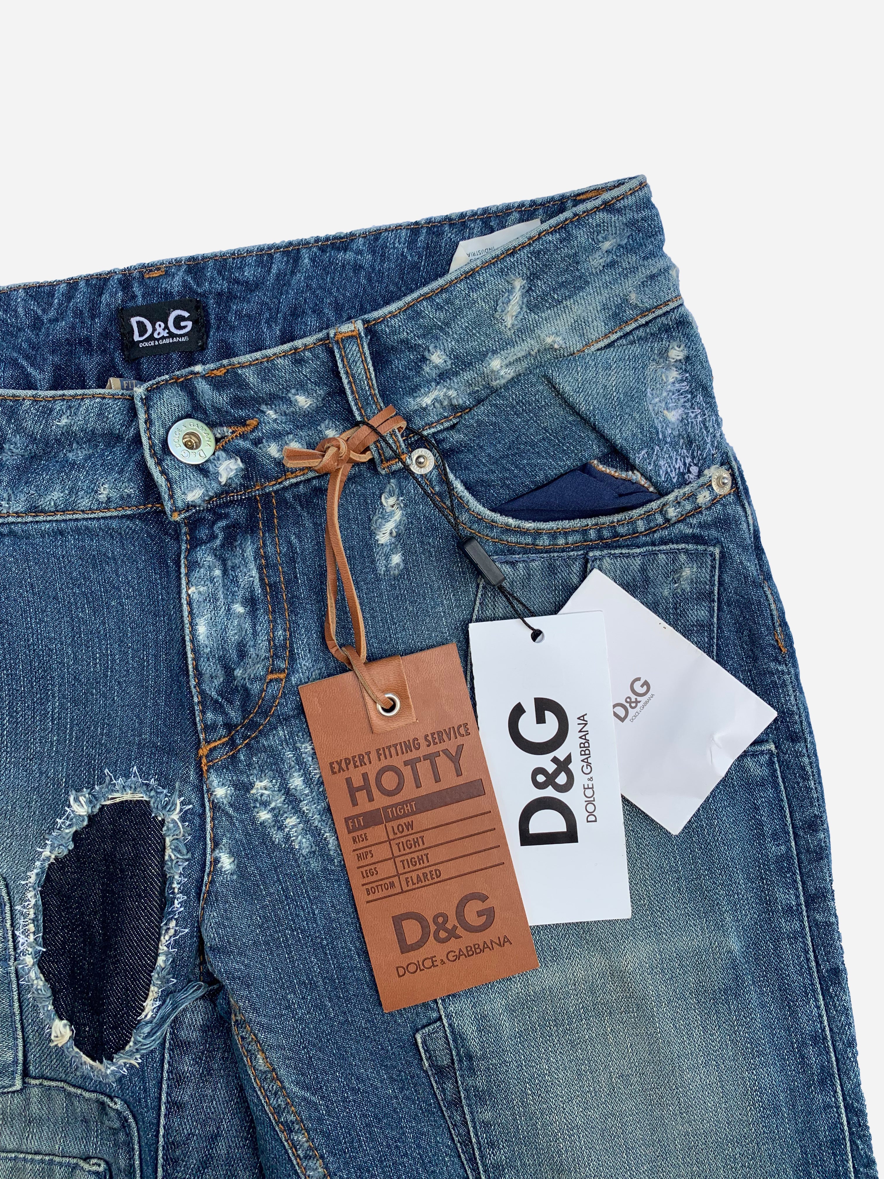 驚きの安さ 00's DOLCEGABBANA pacth denim