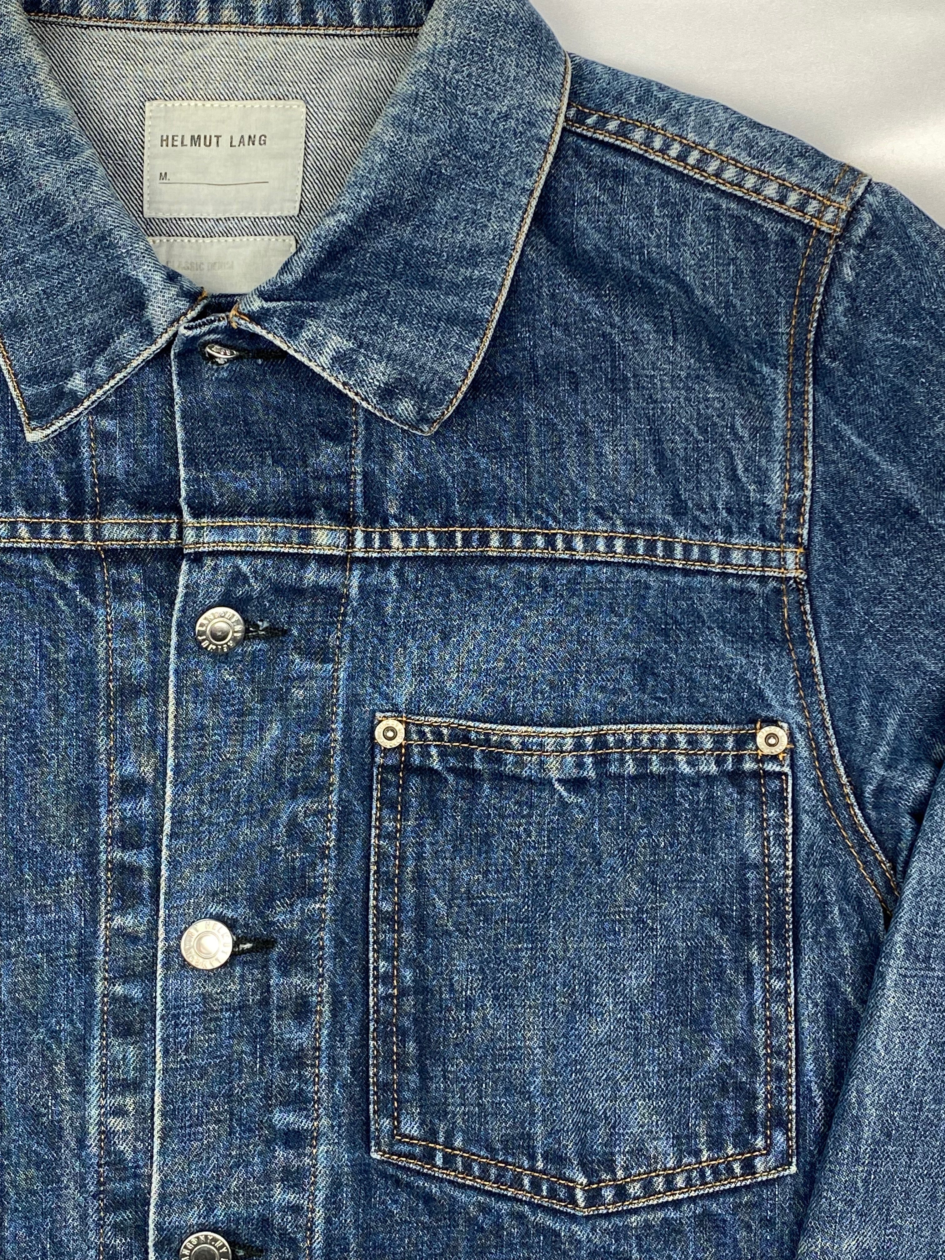 1996aw helmut lang denim jacket 50 | thealexanders.com.my