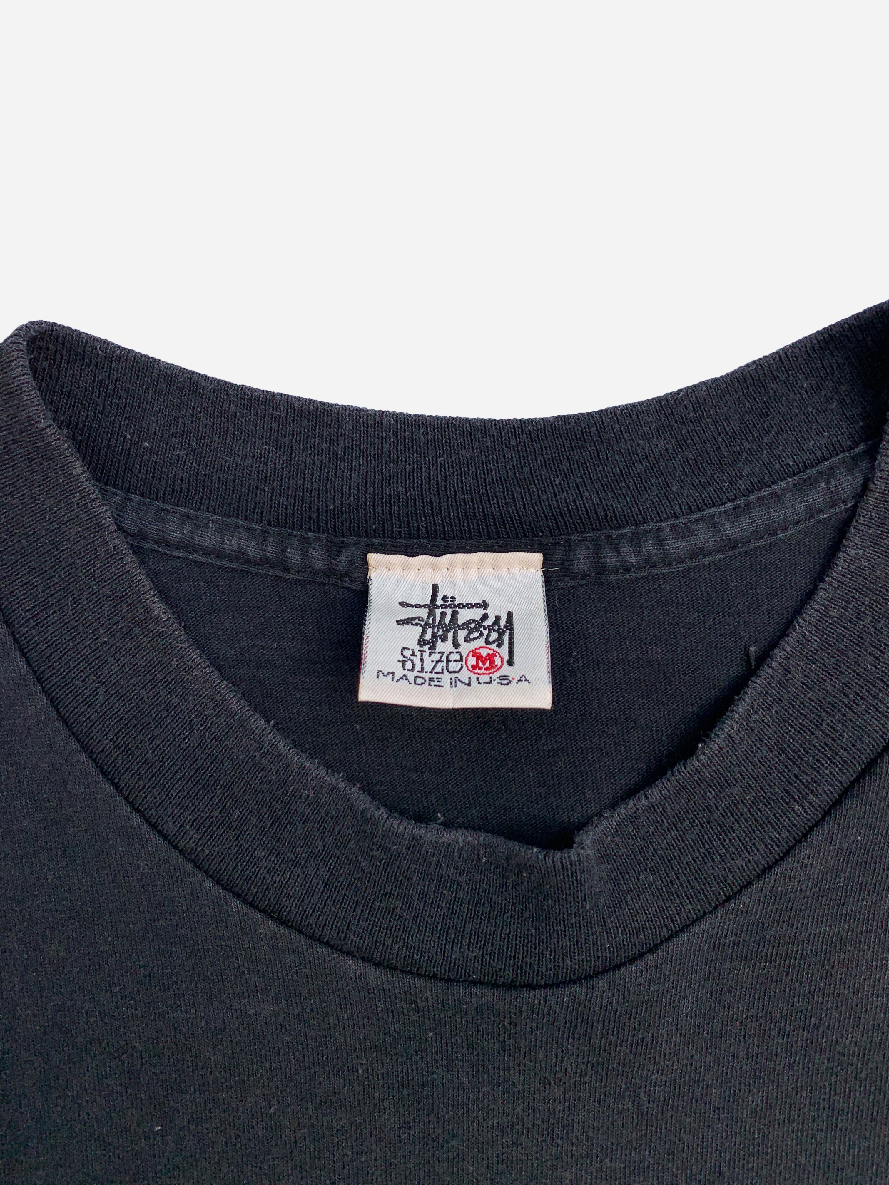 VINTAGE 1996 STUSSY SPORT SINGLE STITCH T-SHIRT. (M)