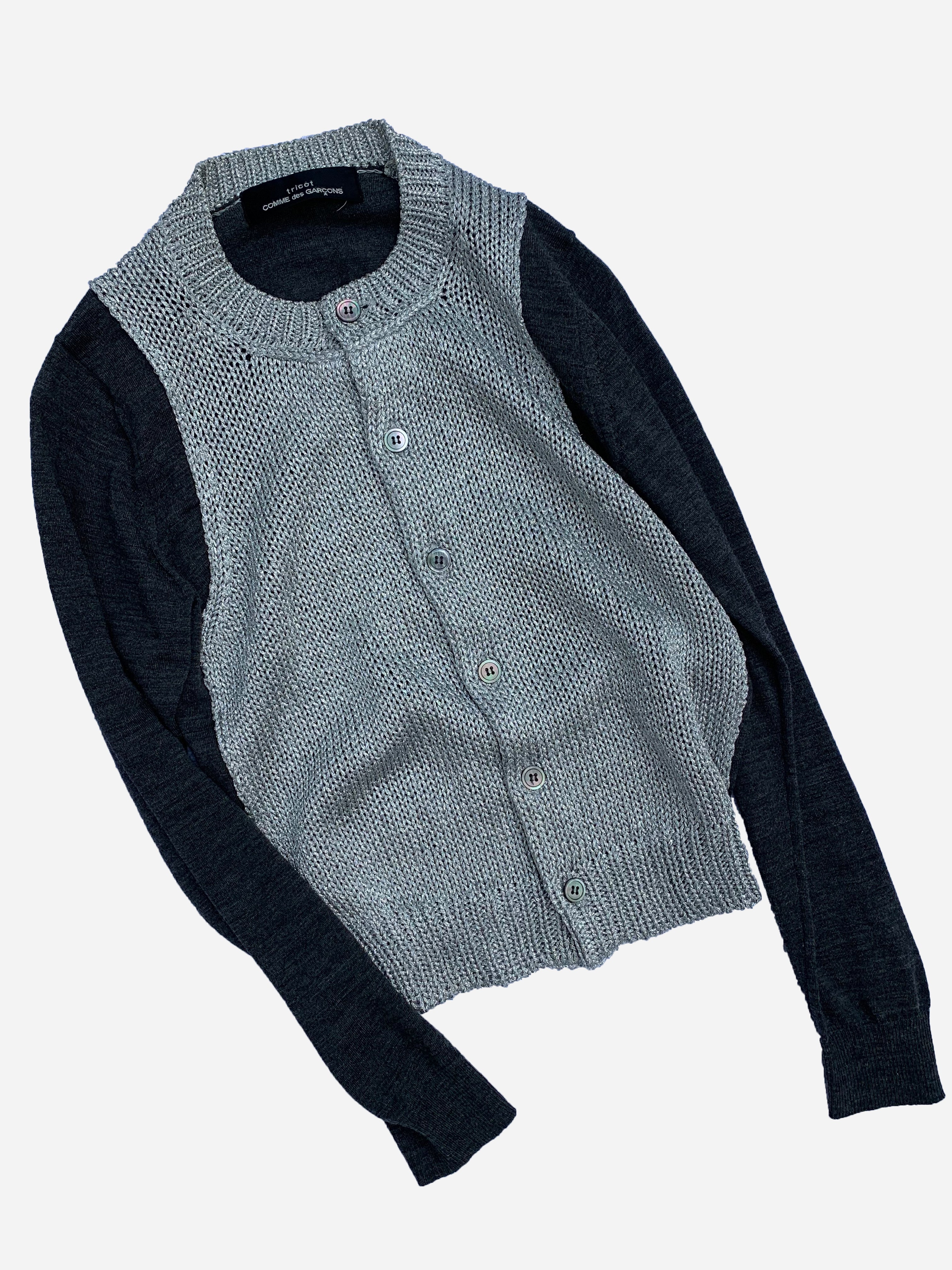 COMME DES GARÇONS TRICOT KNITWEAR CARDIGAN. (S) – SEVENUES CLO.