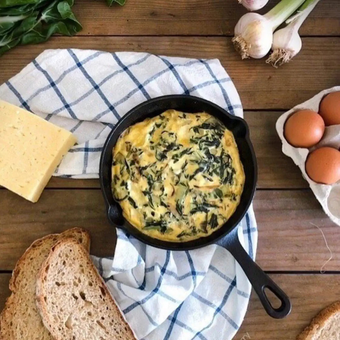 FRITTATA DE ACELGAS CON QUESO