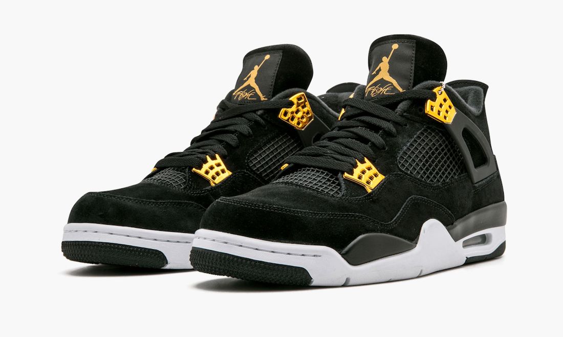 Nike Air Jordan 4 Basketball Shoes Royalty Retro Casual Shoes Versatile Culture Sneakers