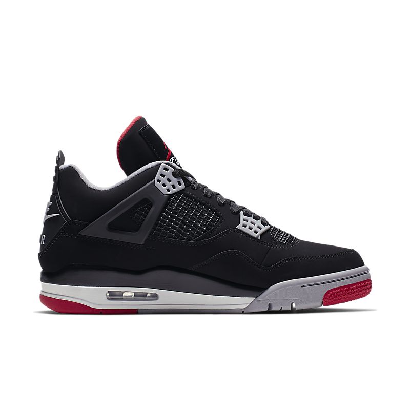 Nike Air Jordan 4 Retro Bred Sneakers Shoes