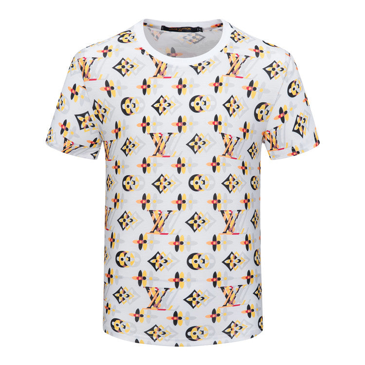 LV Louis Vuitton Fashion Casual Simple Men Short Sleeve T-Shirt Tops Polo shirt