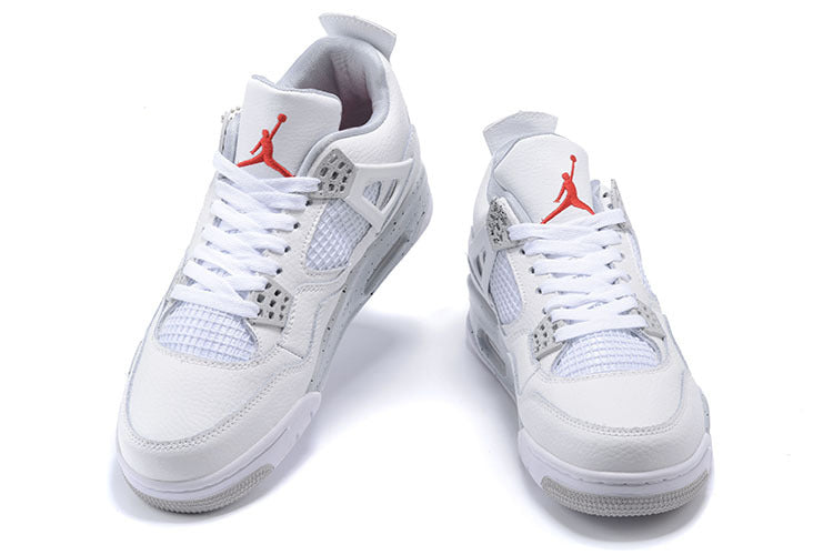 Nike Air Jordan 4 Retro鈥淲hite Oreo鈥滲asketball Shoes AJ4 Women's and Men's Running Shoes Casu