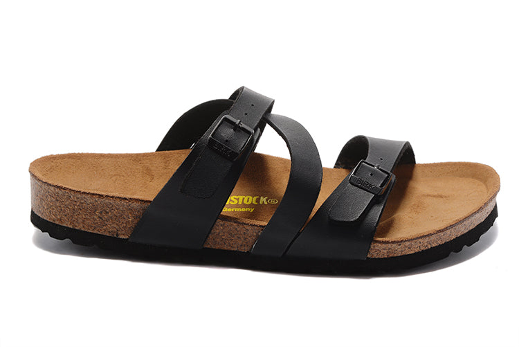 Birkenstock Sandals Arizona Soft Footbed Suede Leather Sandals Slip on Slide Sandals Women's Cor