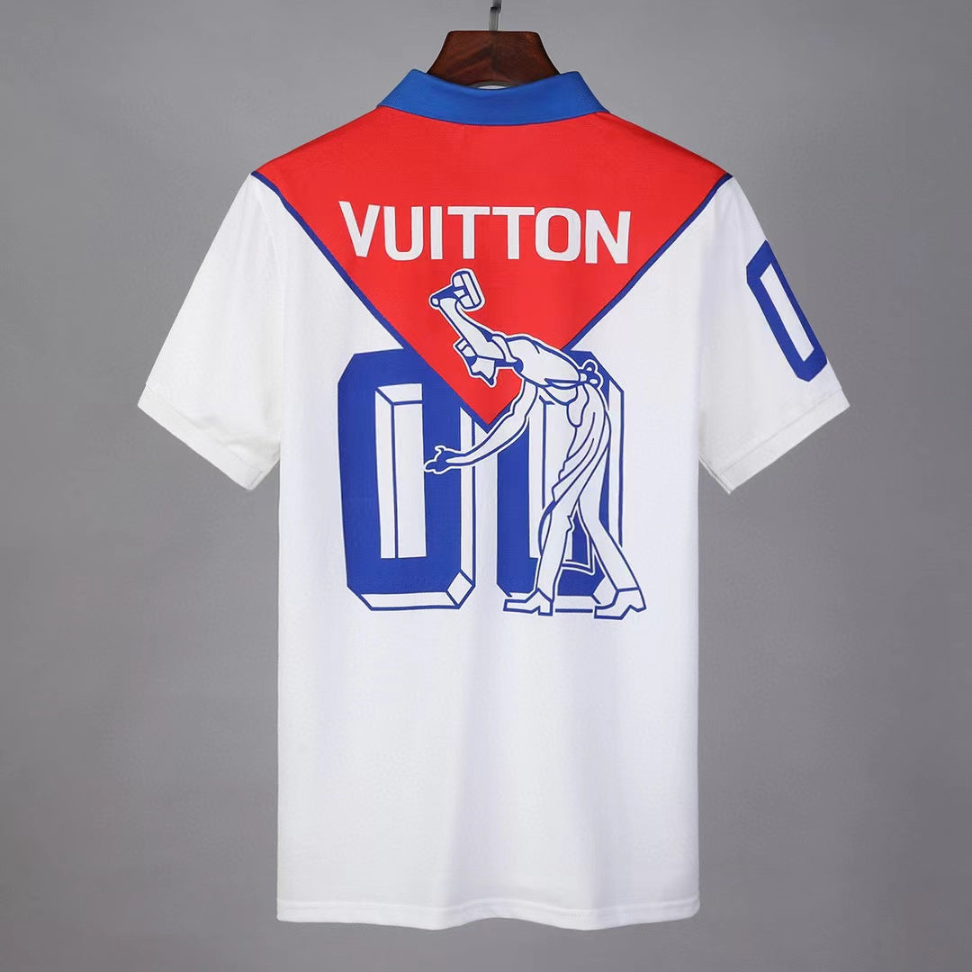 Louis Vuitton Popular Men Women Shirt Fashion LV Casual Breathable Short Sleeve T-Shirt Polo Top M-3