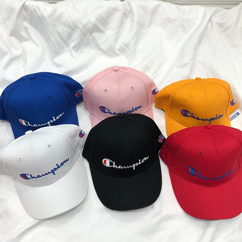 Champion Woman Men Fashion Casual Peaked Cap Sport Baseball Hat Sunhat Cap