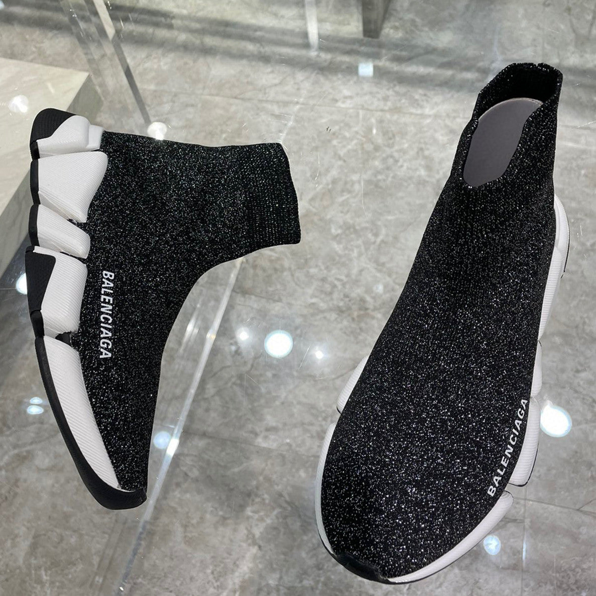 BALENCIAGA Sock Boots Woman Men Fashion Breathable Sneakers Runn