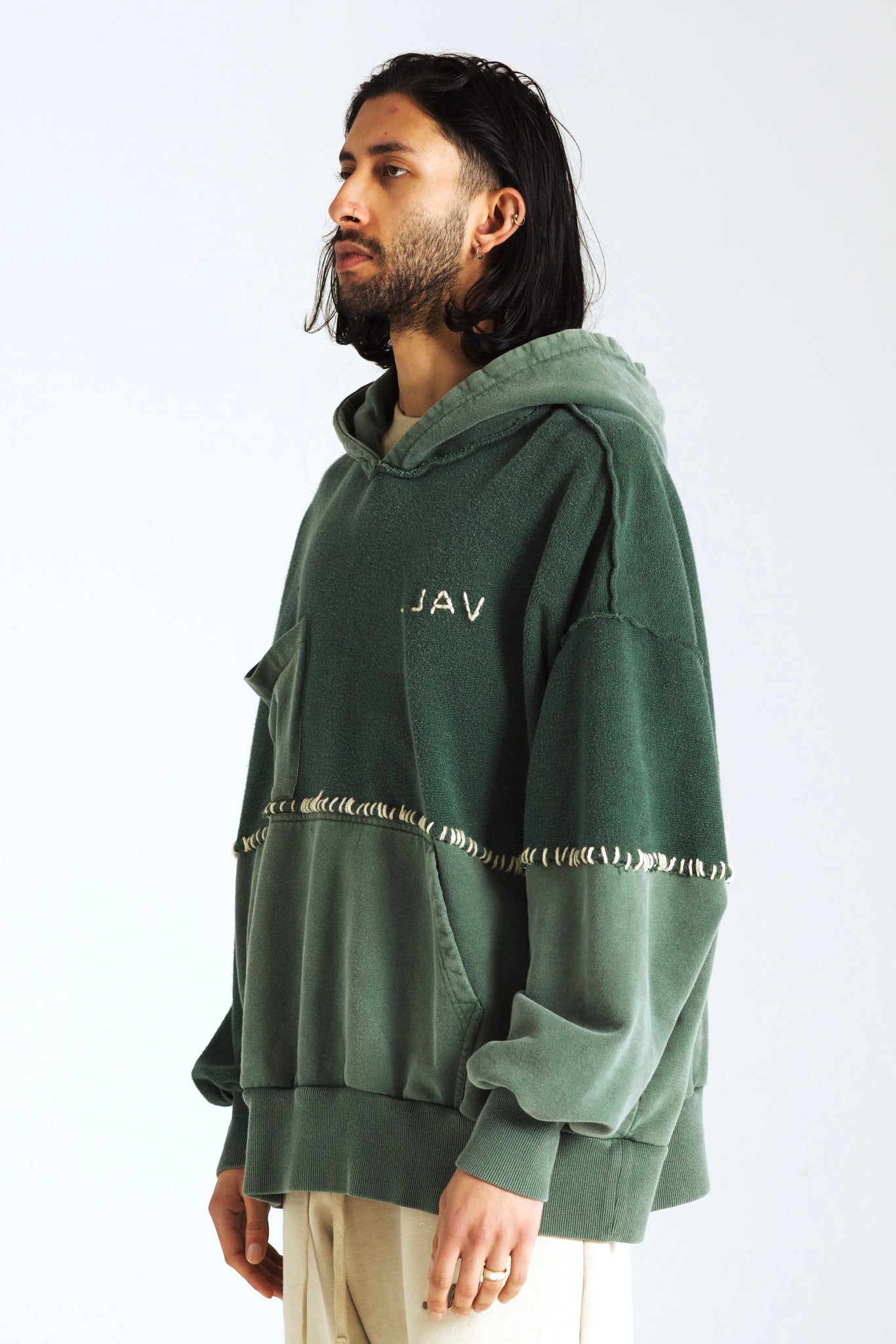 WOOL STITCH HOODIE